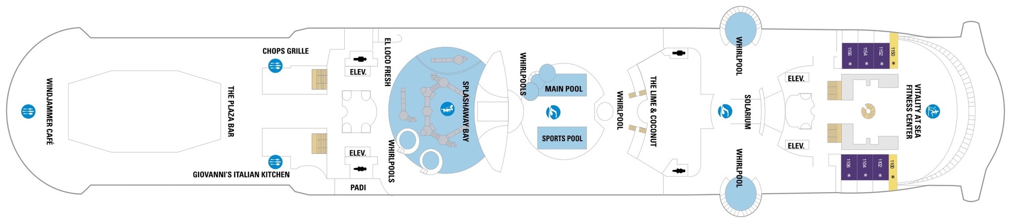 Deck 11 plan
